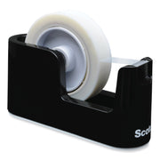 Holds Total 1 Tape(s) - 1" , 3" Core - Heavy Duty, Durable - Plastic - Black - 1 Each