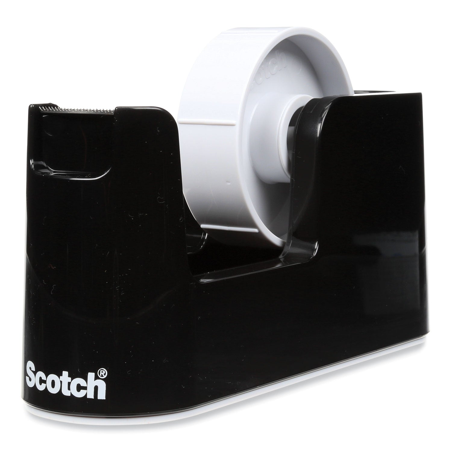 Holds Total 1 Tape(s) - 1" , 3" Core - Heavy Duty, Durable - Plastic - Black - 1 Each