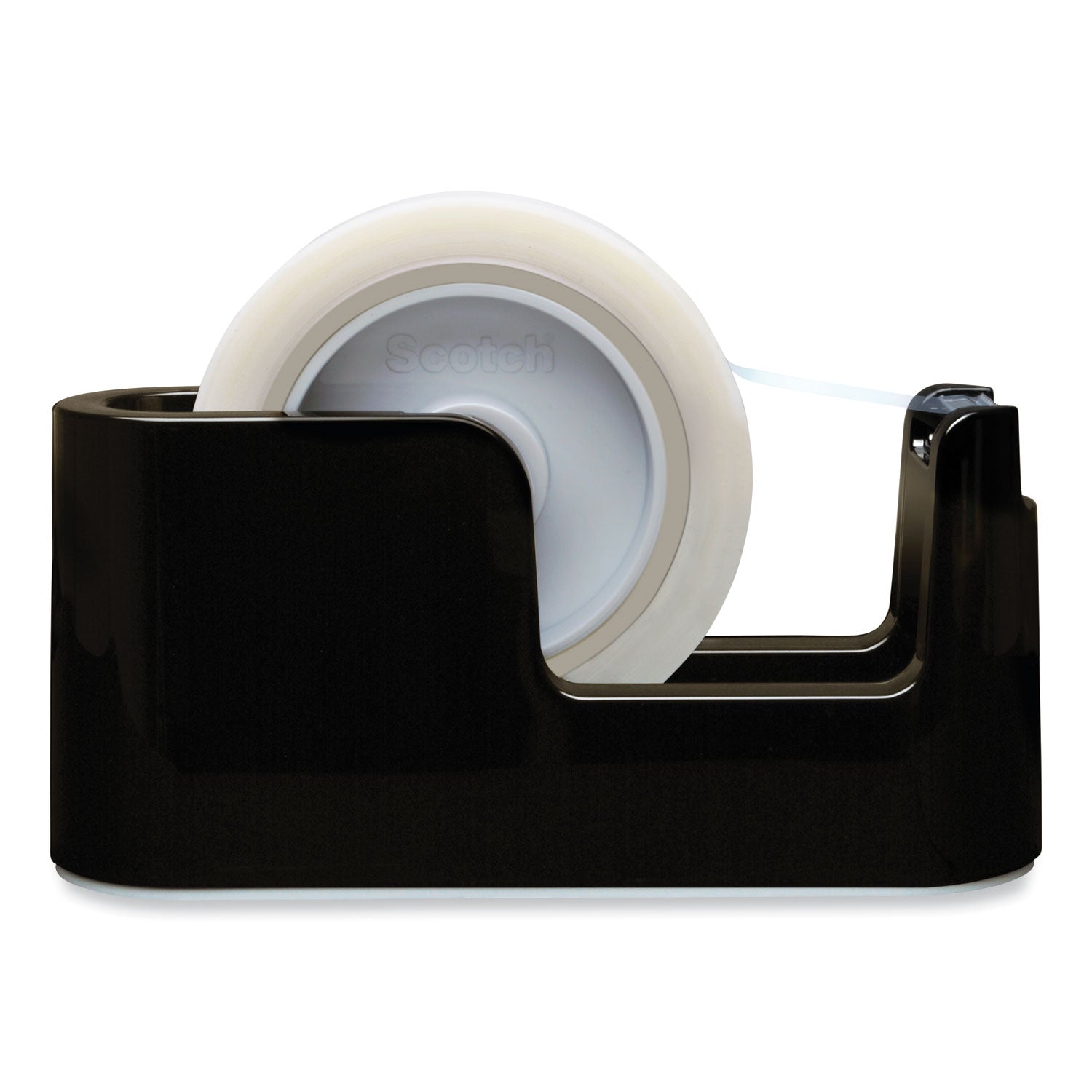Holds Total 1 Tape(s) - 1" , 3" Core - Heavy Duty, Durable - Plastic - Black - 1 Each