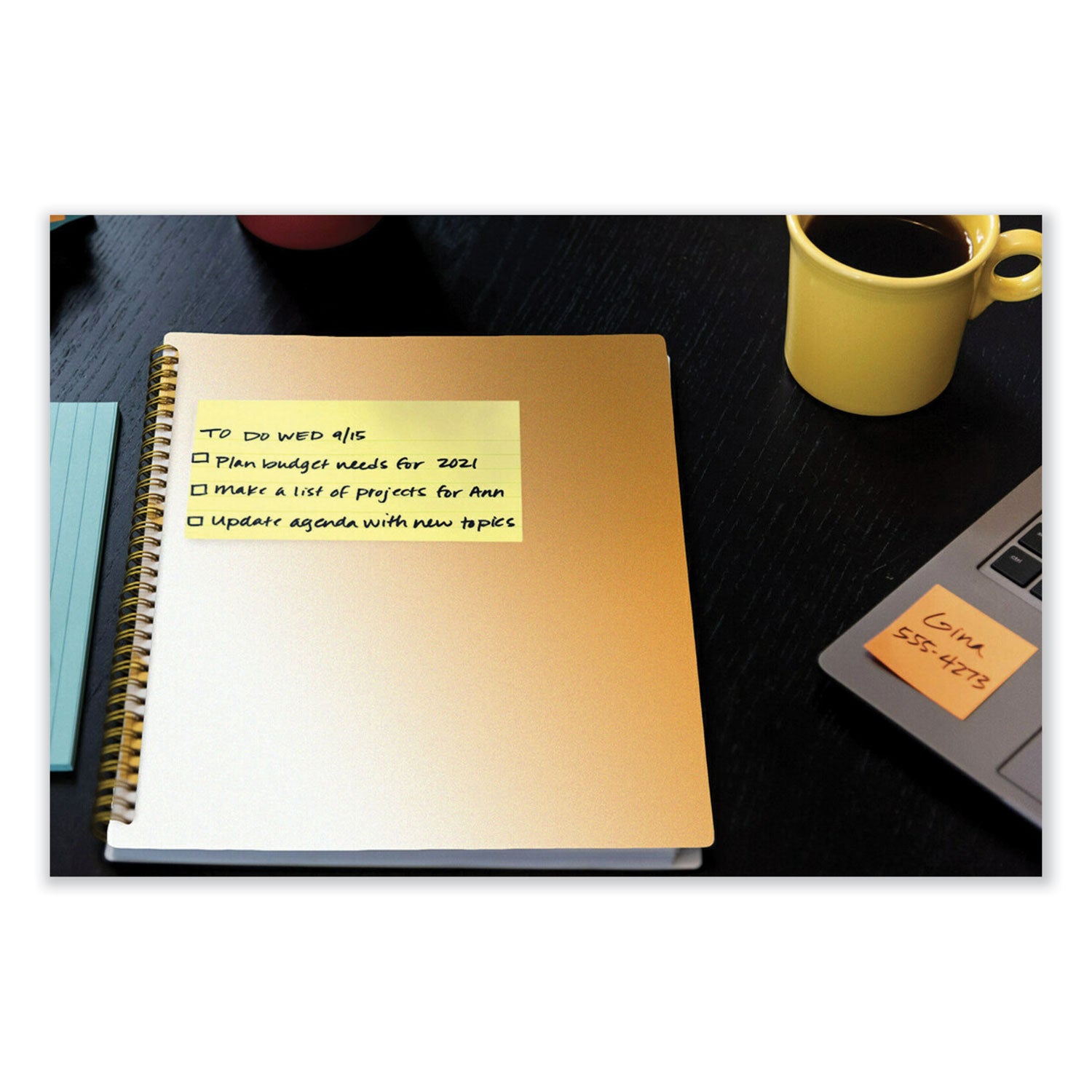 Post-it&reg; Notes Original Notepads - 3" Flag/Note Width x 5" Flag/Note Length - Rectangle - 100 Sheets per Pad - Unruled - Canary Yellow - Paper - Self-adhesive, Repositionable - 1 Pack