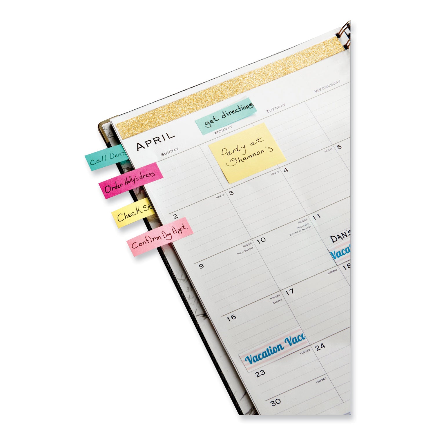 Post-it&reg; Notes Original Notepads - 1 3/8" Flag/Note Width x 1 7/8" Flag/Note Length - Rectangle - 100 Sheets per Pad - Unruled - Canary Yellow - Paper - Self-adhesive, Repositionable - 1 Pack
