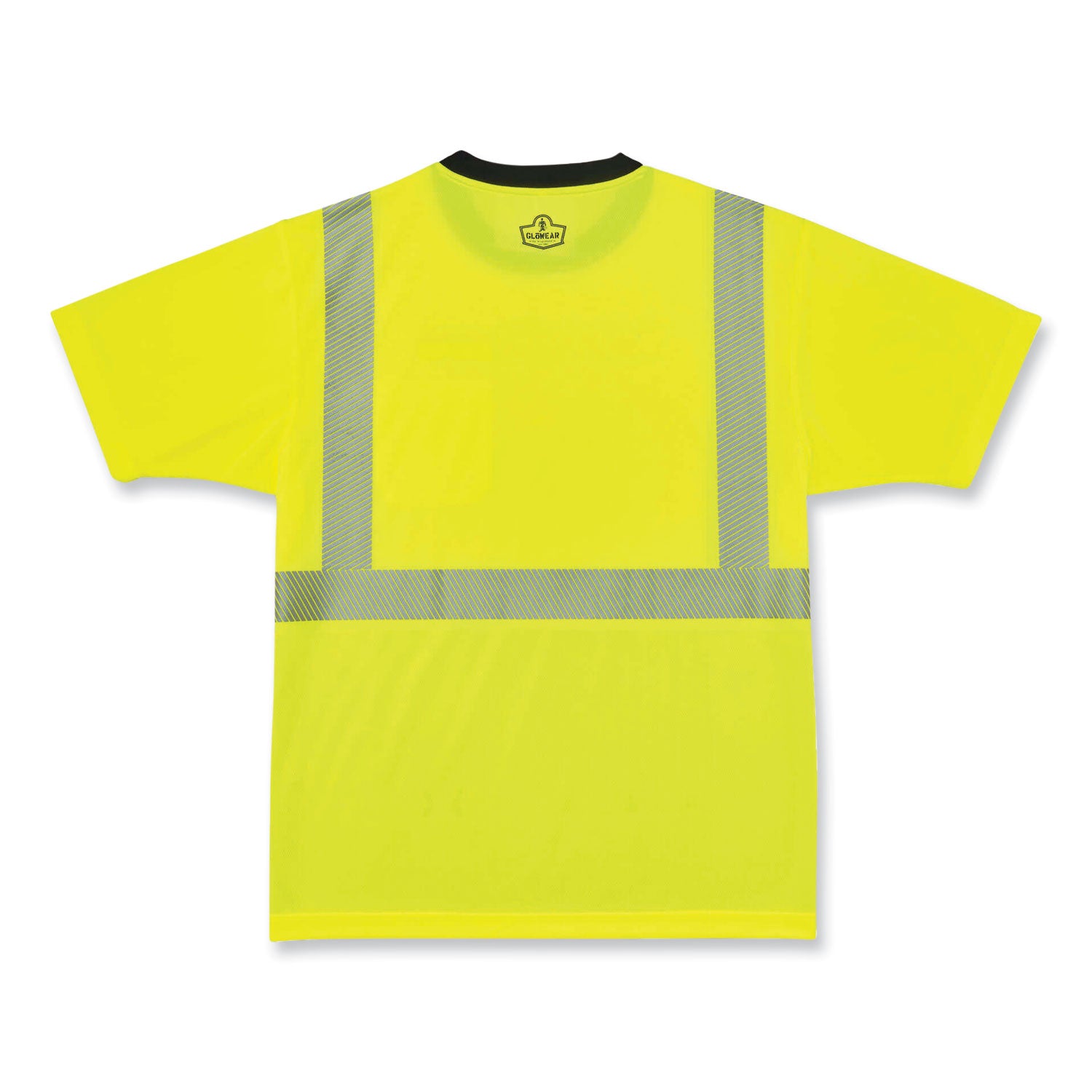 Ergodyne 8280BK Type R Class 2 Front Performance T-Shirt, 3XL, Lime/Black, Polyester, 1 Each
