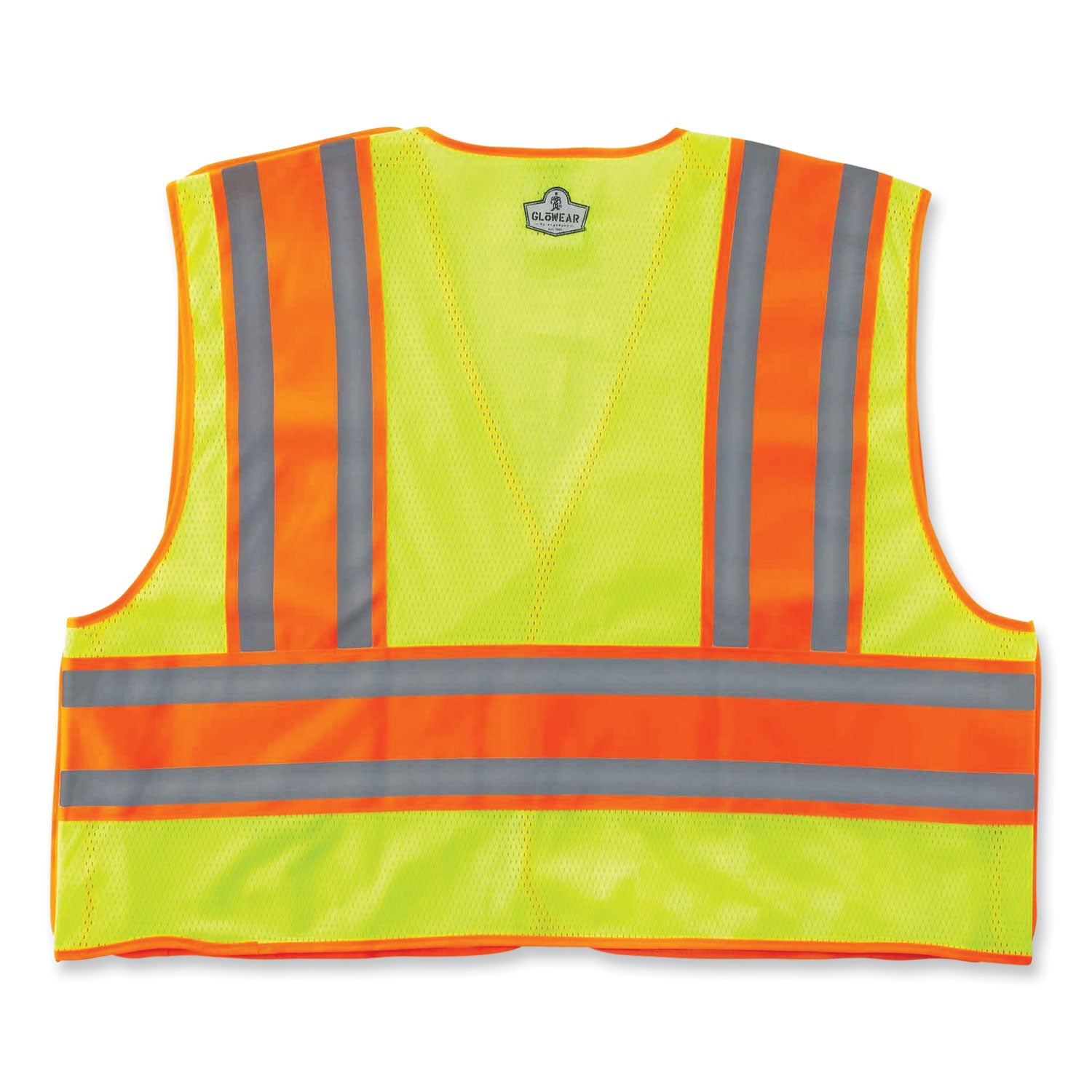 Ergodyne 8245PSV Type P Class 2 Public Safety Vest, 6-7X Large, Hook & Loop Closure, Lime, Reflective, Pocket, Mic Tab, Two-tone, 1 Each