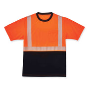 Ergodyne 8280BK Type R Class 2 Front Performance T-Shirt, Extra Large (XL), Polyester, Orange/Black, 1 Each