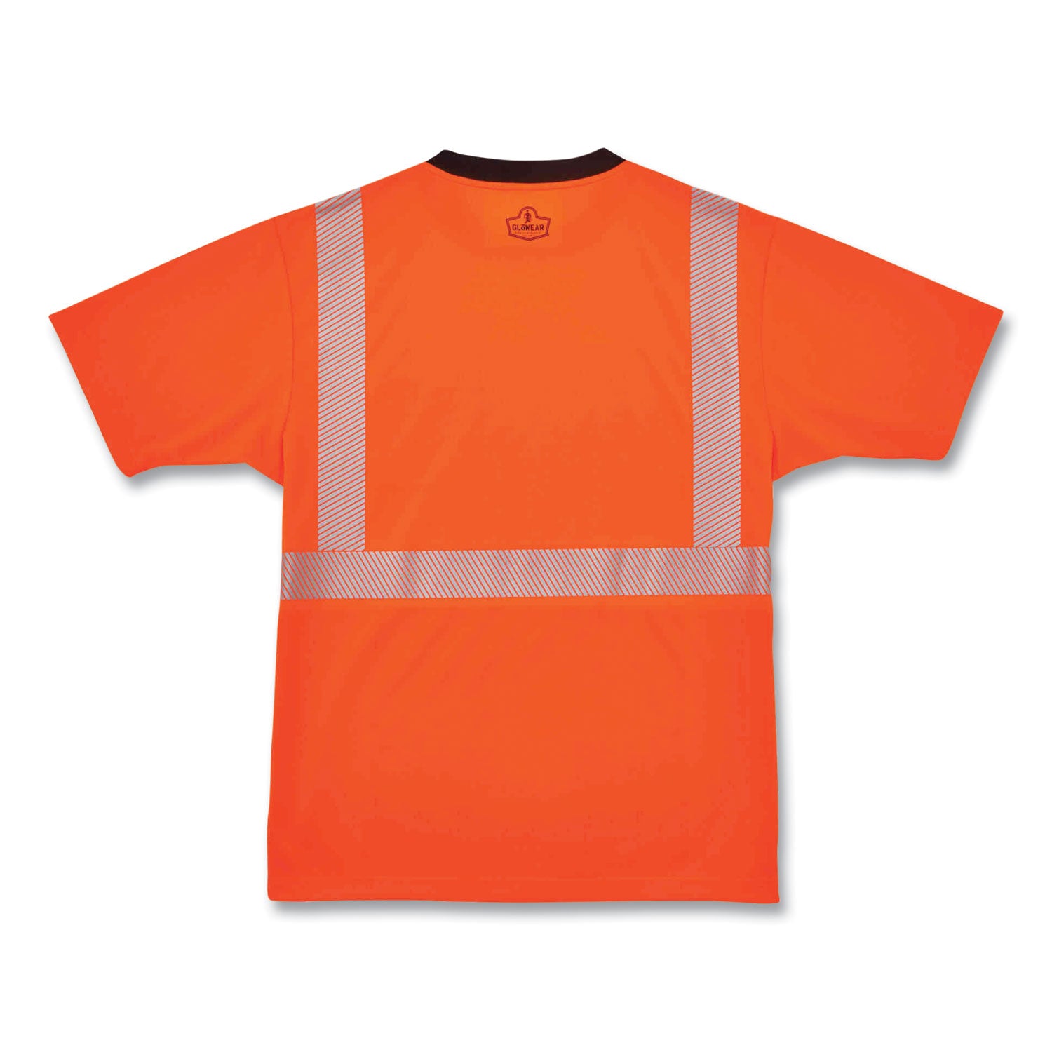 Ergodyne 8280BK Type R Class 2 Front Performance T-Shirt, Extra Large (XL), Polyester, Orange/Black, 1 Each