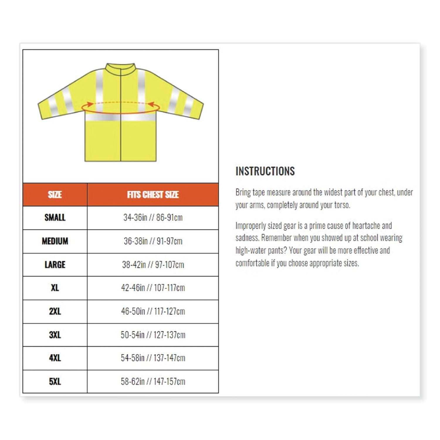 Ergodyne GloWear 8386 Type R Class 3 Outer Shell Jacket, Extra Large, Lime, 300D Oxford Polyester, Breathable, Reflective, Weatherproof, Inset Hood, Multiple Pockets, Drawstring, Badge Holder, 1 Each