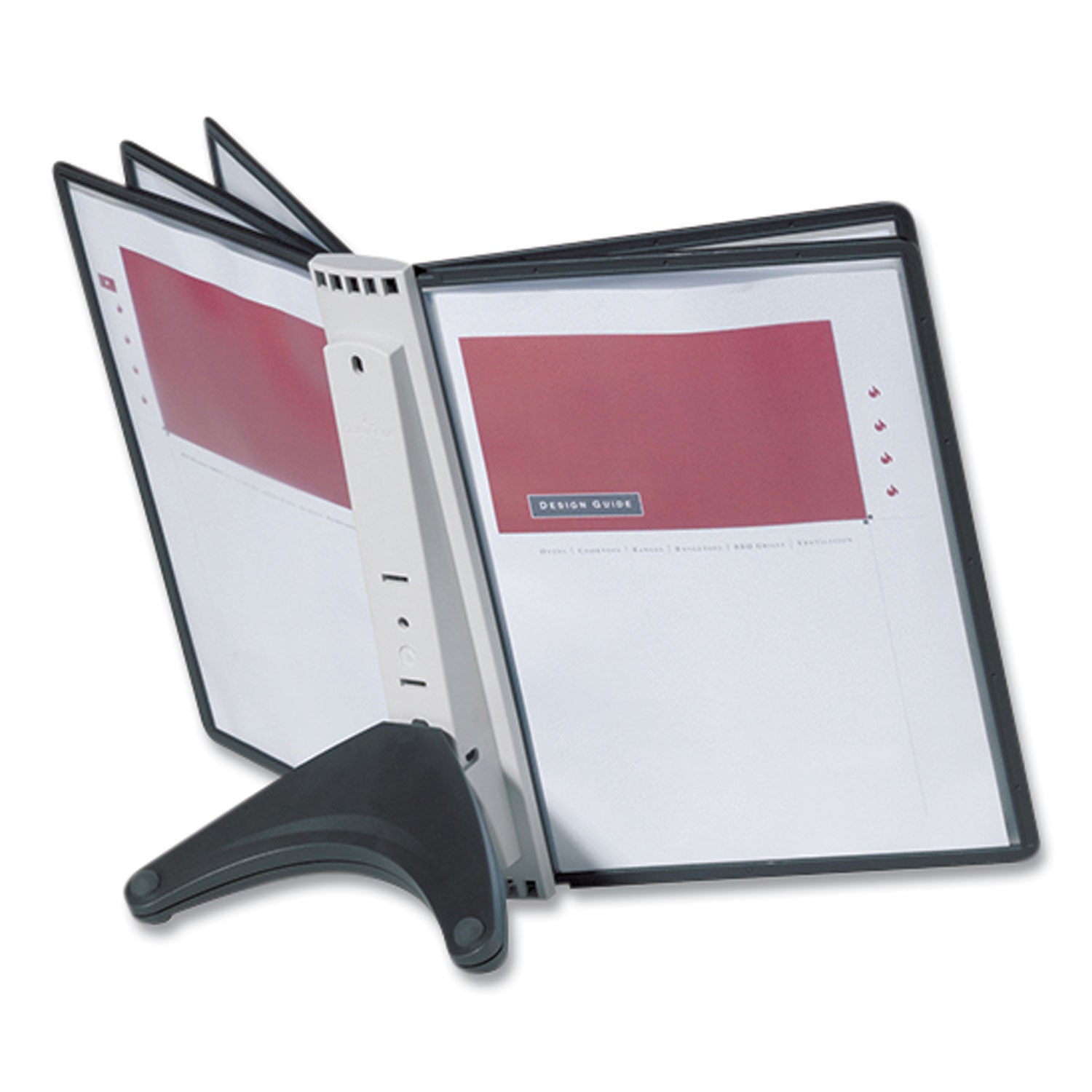 5 Panels - Support Letter 8.50" x 11" Media - Rugged, Anti-glare - Black - 3.2" Height x 10.2" Width x 13" Depth - 1 Each