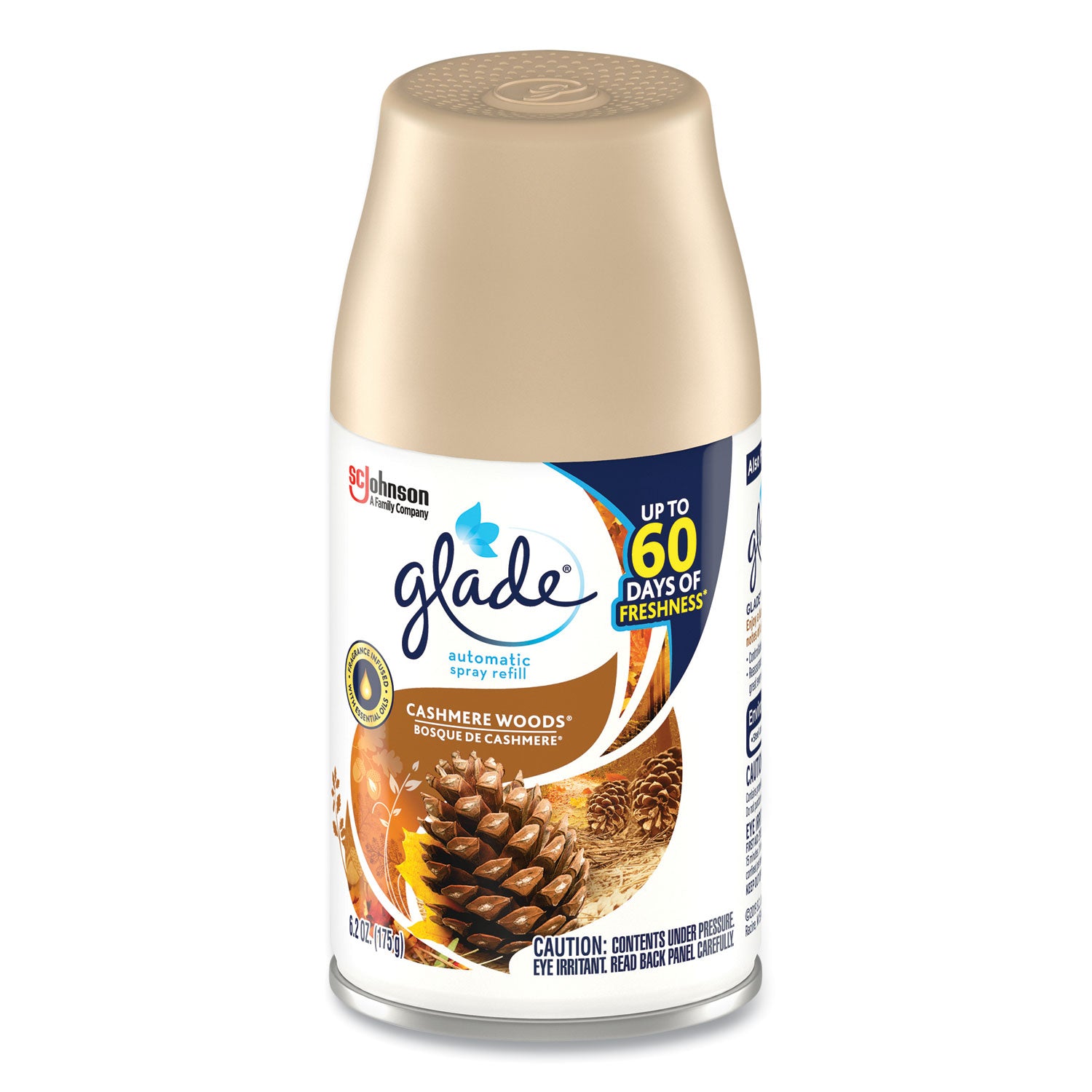 Automatic Air Freshener, Cashmere Woods, 6.2 oz, 4/Carton