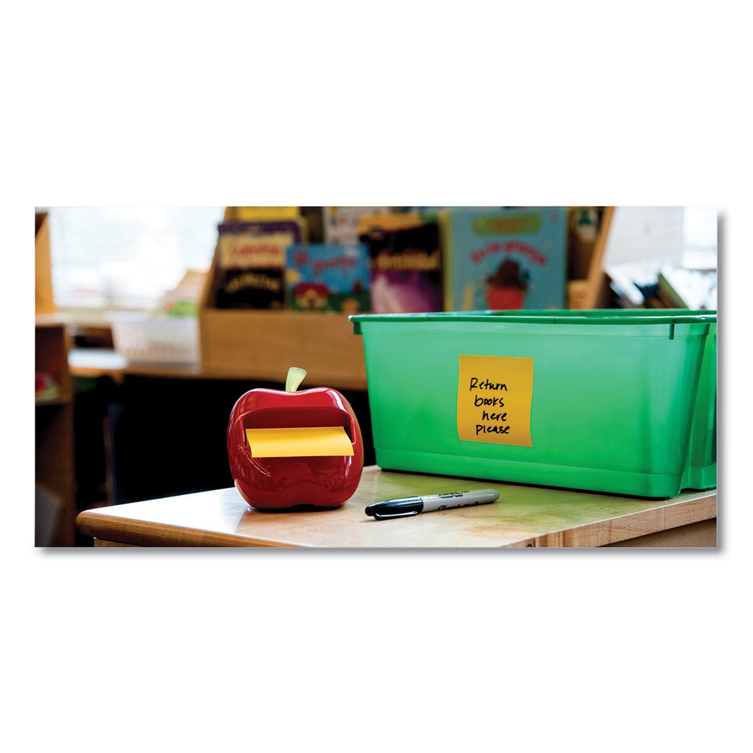 Post-it&reg; Super Sticky Dispenser Notes - Playful Primaries Color Collection - 3" Flag/Note Width x 3" Flag/Note Length - Square - Candy Apple Red, Blue Paradise, Sunnyside, Lucky Green - Paper - Pop-up, Recyclable - 1 Pack