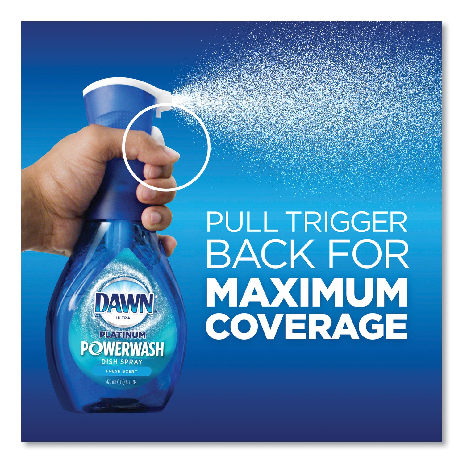 16 fl oz (0.5 quart) - Fresh Scent - Biodegradable, Refillable - 1 Bottle