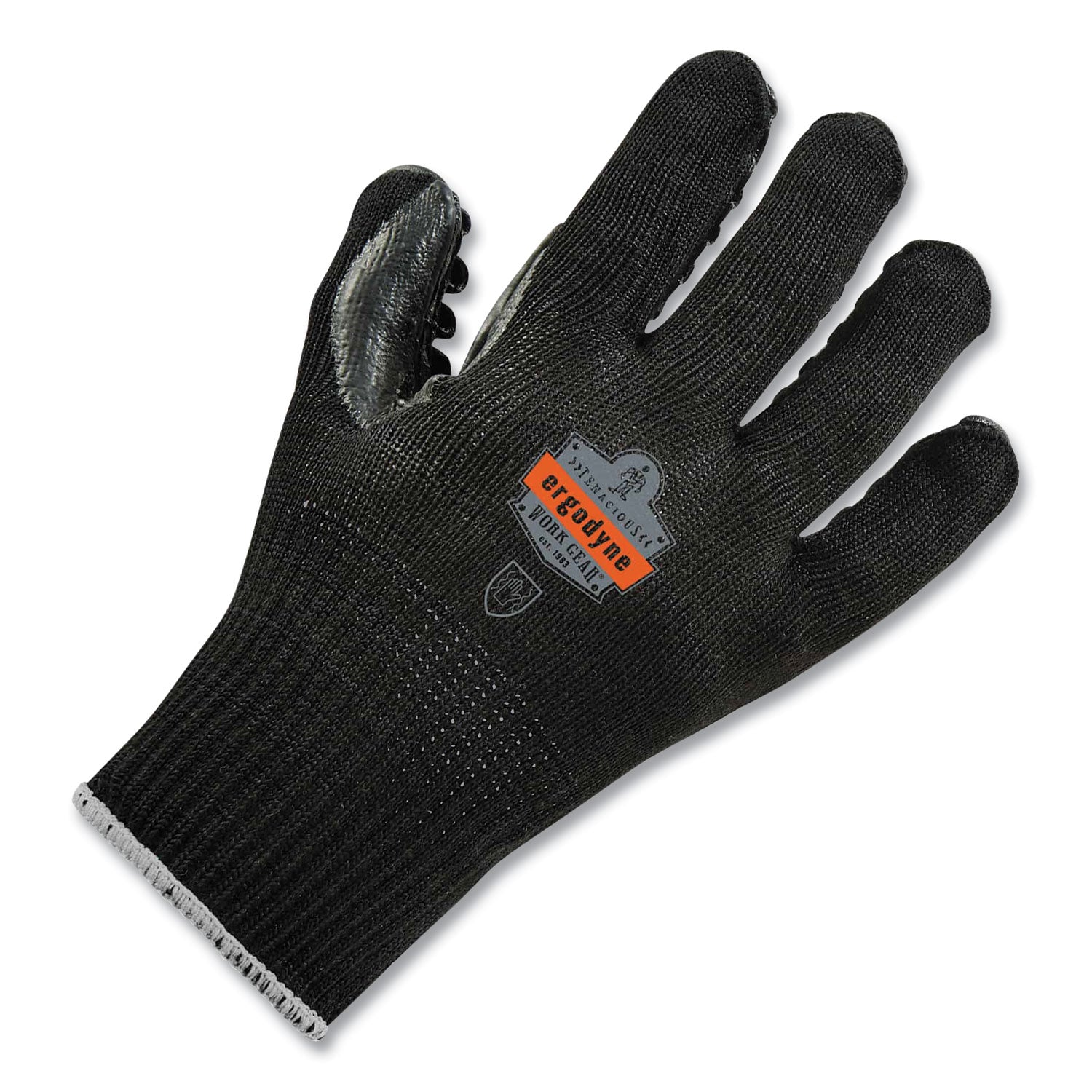 Ergodyne ProFlex 9003 Certified Lightweight Anti-Vibration Gloves, Extra Large, Black, 0.75" Thickness, 13.50" Length, 2 Pairs