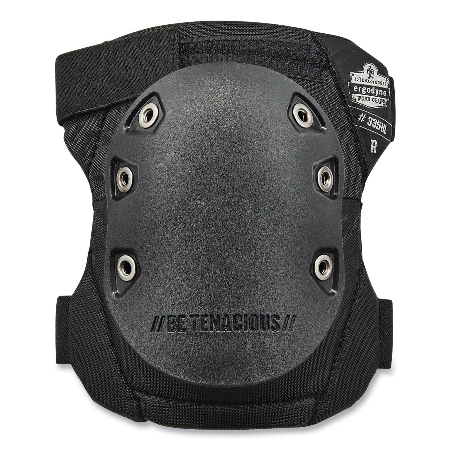 Recommended for: Construction, Maintenance, Carpentry, Masonry - Knee Protection - Hook & Loop Closure - Black - Slip Resistant, Washable, Abrasion Resistant, Puncture Resistant, Anti-odor - 2 / Pair