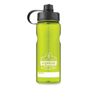 Ergodyne 5151 BPA-Free Water Bottle - 34oz / 1000ml - 1.06 quart - Lime - Plastic, Tritan Copolyester