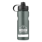 Ergodyne 5151 BPA-Free Water Bottle - 34oz / 1000ml - 1.06 quart - Black - Plastic, Tritan Copolyester