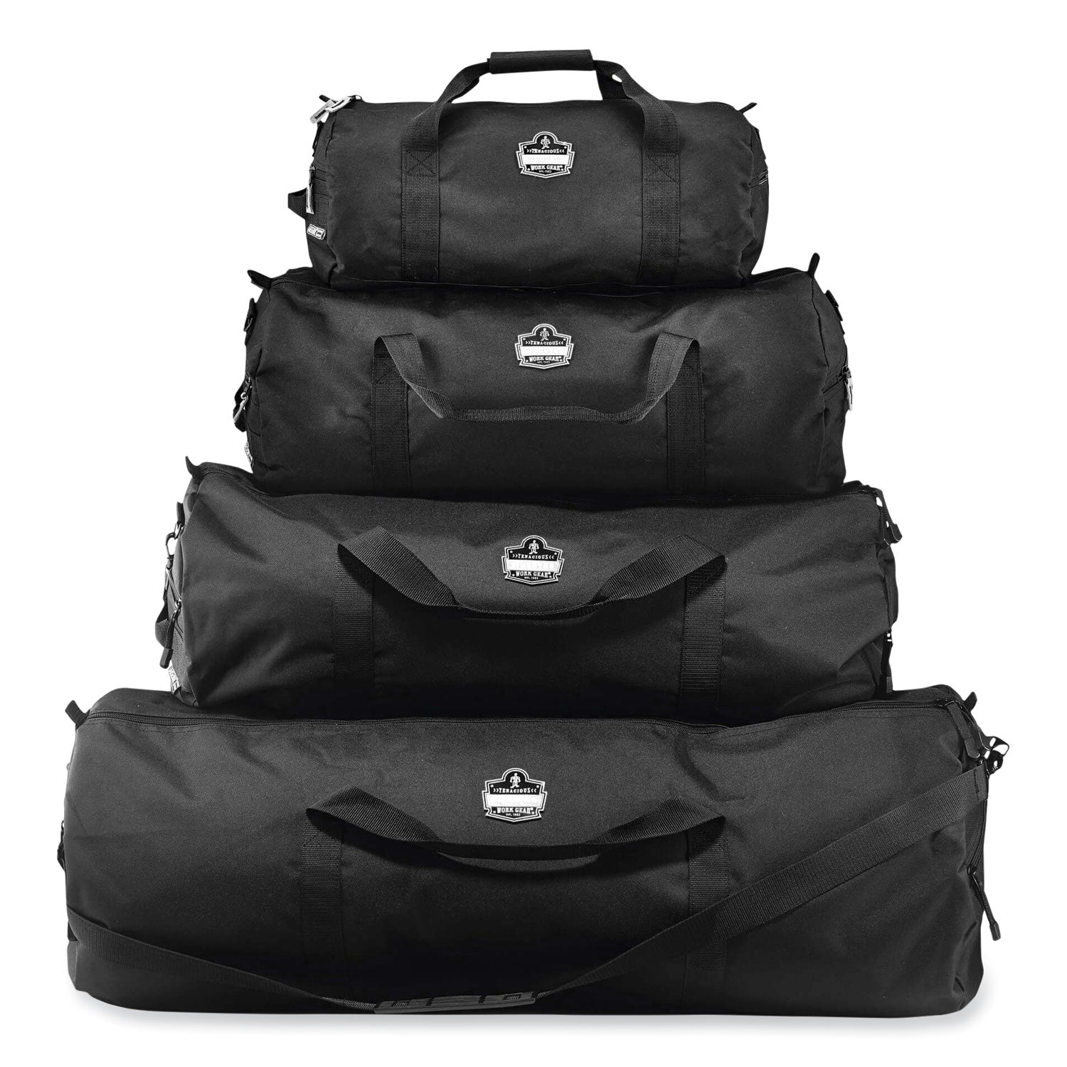 Ergodyne Arsenal 5020 Carrying Case (Duffel) Travel Essential - Black - Wear Resistant, Tear Resistant, Water Resistant, Stain Resistant - 600D Polyester Body - Shoulder Strap, Handle - 13" Height x 13" Width x 28.5" Depth - Medium Size - 1 Each