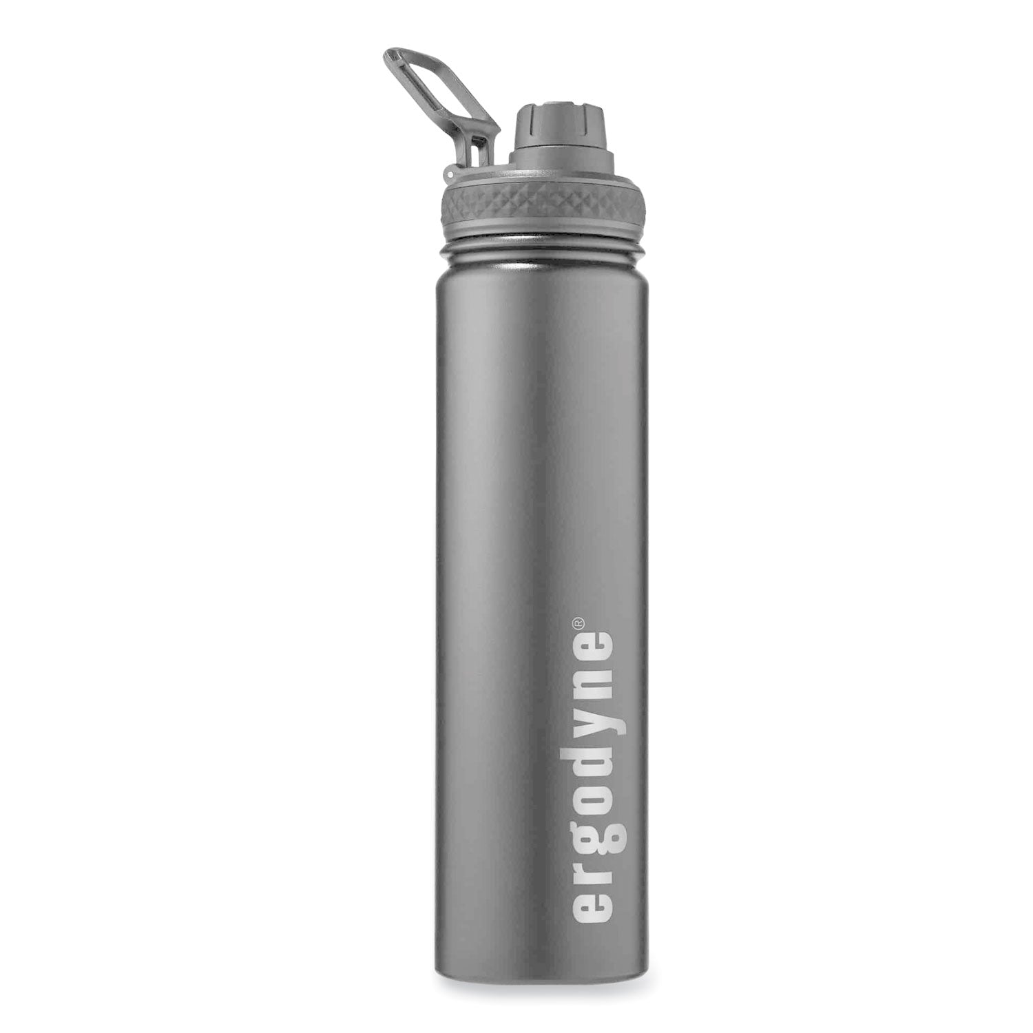 Ergodyne 5152 Insulated Stainless Steel Water Bottle - 25oz / 750ml - 25.36 fl oz - Black - Stainless Steel
