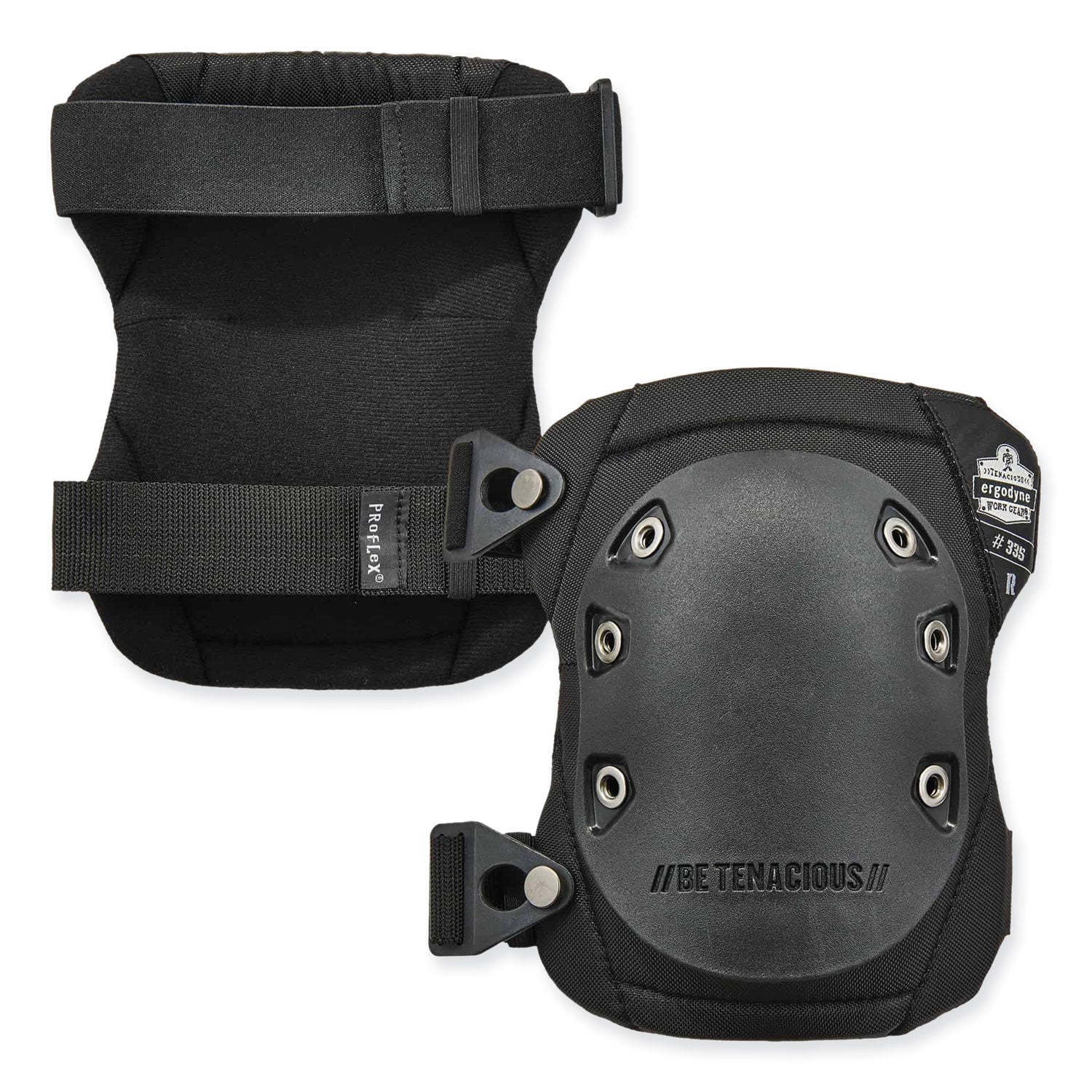 Black - Abrasion Resistant, Slip Resistant, Puncture Resistant, Buckle Closure - 2 / Pair