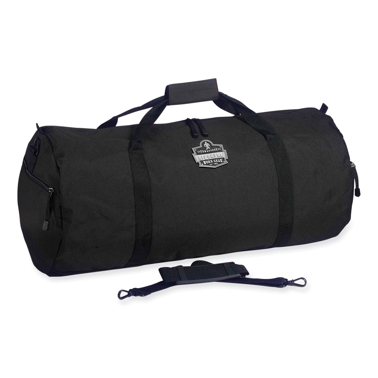 Ergodyne Arsenal 5020 Carrying Case (Duffel) Travel Essential - Black - Wear Resistant, Tear Resistant, Water Resistant, Stain Resistant - 600D Polyester Body - Shoulder Strap, Handle - 13" Height x 13" Width x 28.5" Depth - Medium Size - 1 Each