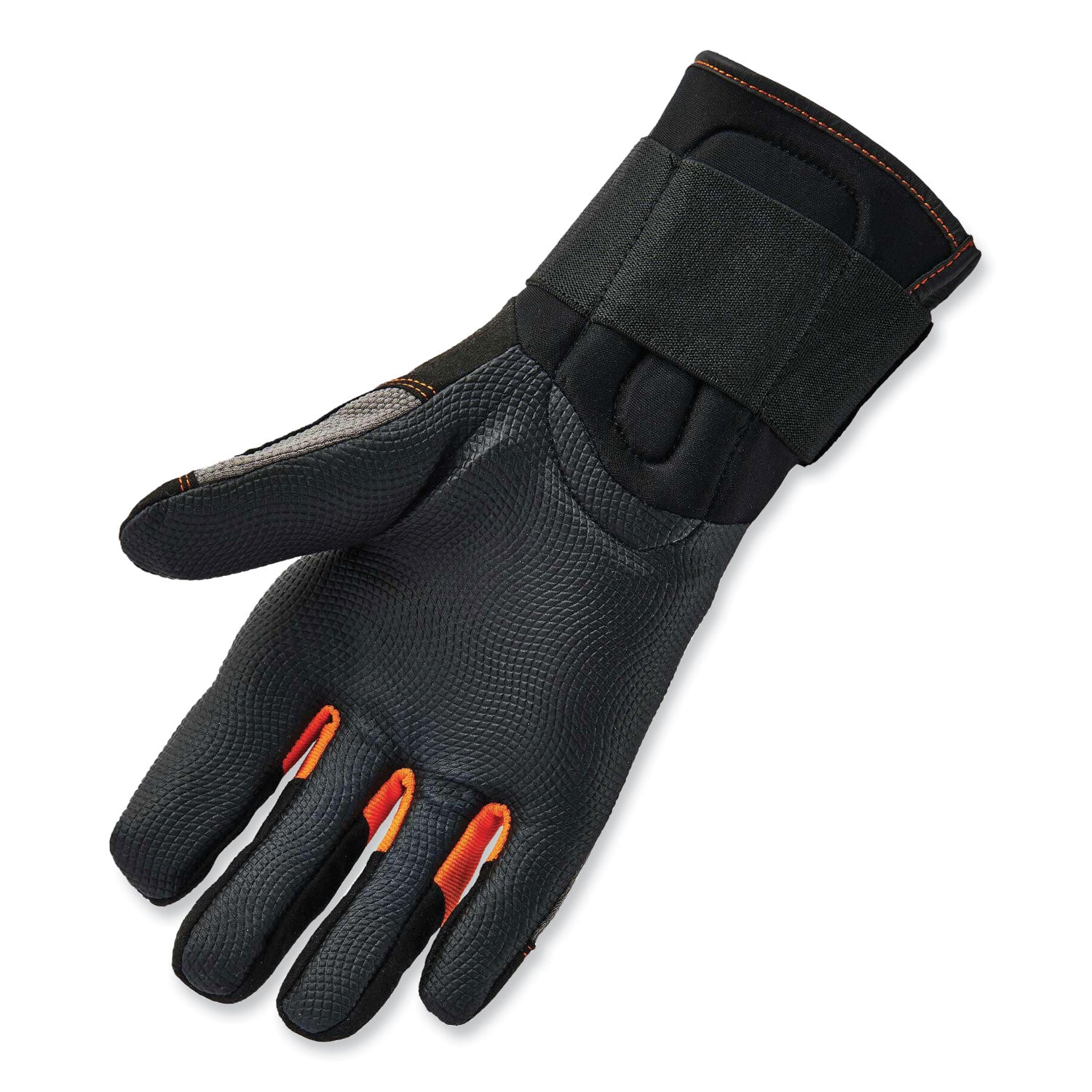 Ergodyne ProFlex 9012 Certified Anti-Vibration Gloves with Wrist Support, Large, Black, 2" Thickness, 15" Length, Reinforced Thumb & Fingertip, Padded Palm, 2 Pairs