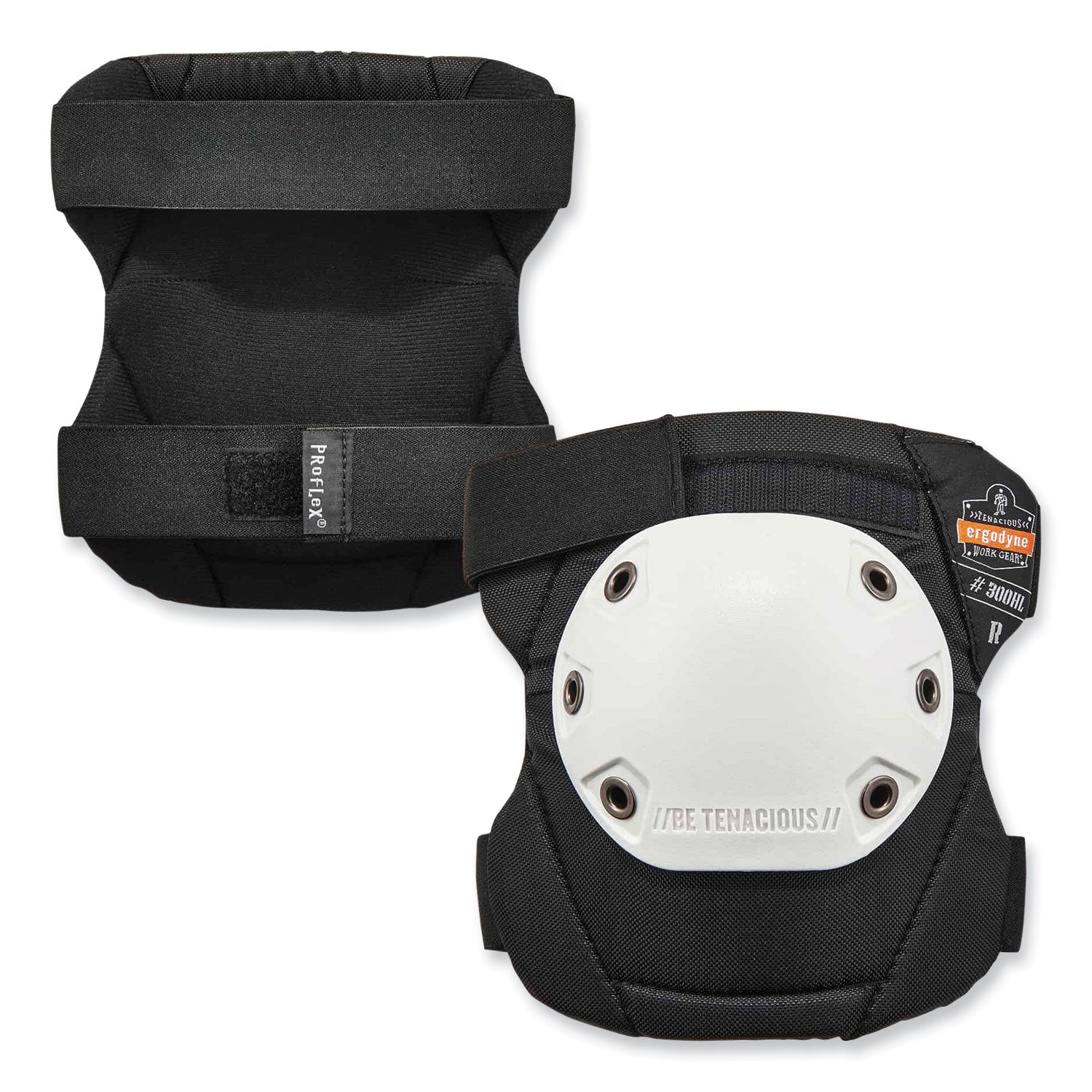 White, Black, Gray - 840D Nylon, Elastic, Foam - 2 / Pair