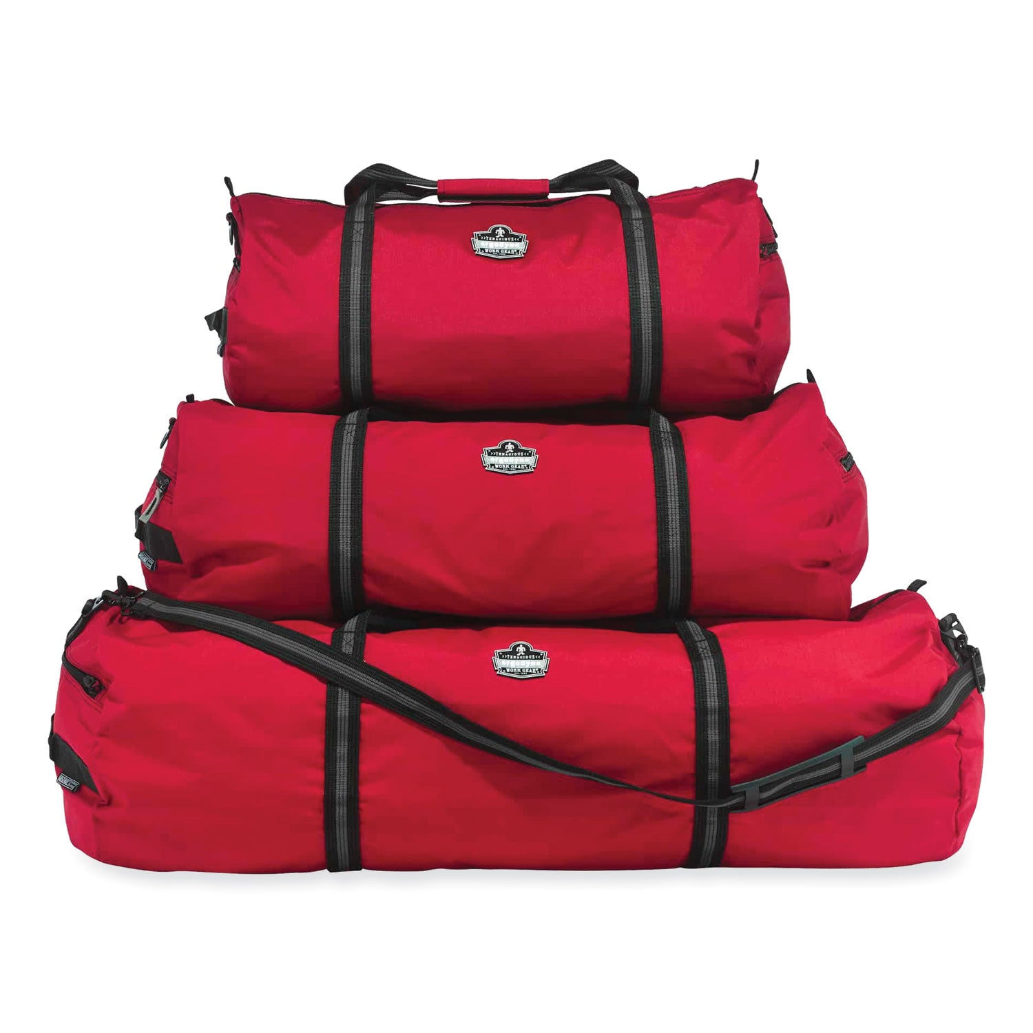 Wear Resistant, Tear Resistant, Water Resistant, Stain Resistant - 600D Nylon Body - Shoulder Strap, Handle - 14" Height x 14" Width x 35" Depth - Large Size - 1 Each