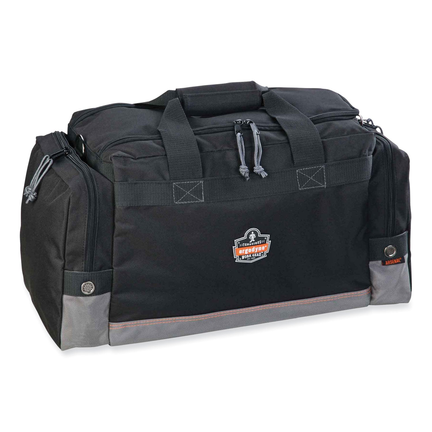 Wear Resistant, Tear Resistant, Water Resistant Back, Stain Resistant - 600D Polyester Body - Polyester Interior Material - Handle, Shoulder Strap - 12" Height x 9.5" Width x 23.5" Depth - Medium Size - 1 Each