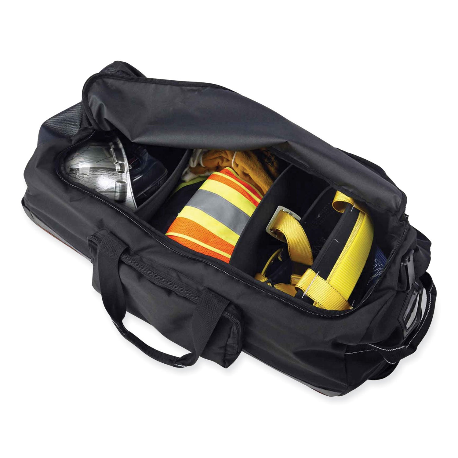 Water Resistant Back, Wear Resistant, Tear Resistant - 1200D Polyester, Nylon Body - Handle, Shoulder Strap, Telescoping Handle - 12.5" Height x 14" Width x 32.5" Depth - Large Size - 1 Each