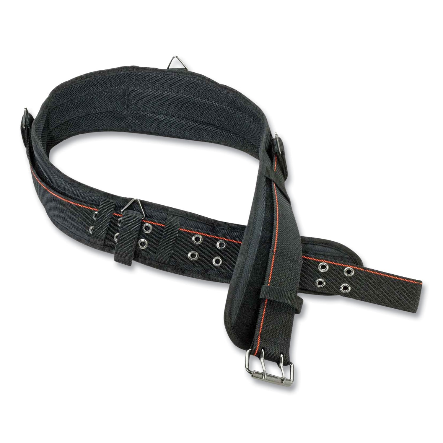 Ergodyne Arsenal 5555 5-Inch Padded Base Layer Work Belt - Adjustable - Extra Large (XL) - Buckle Attachment - 5" Height - Black - Polyester, Nickel Plated, Metal, Foam - 1 Each