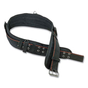 Ergodyne Arsenal 5555 5-Inch Padded Base Layer Work Belt - Adjustable - Extra Extra Large (XXL) - Buckle Attachment - 5" Height - Black - Polyester, Nickel Plated, Metal, Foam - 1 Each