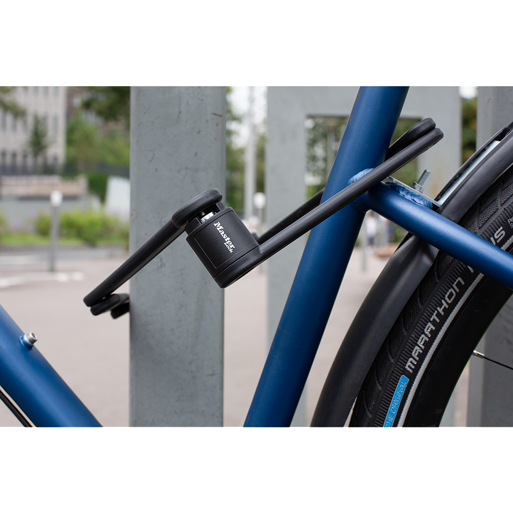 2-3/4ft (84cm) Folding Bike Lock with 3.5mm Diameter Hardened Steel Links