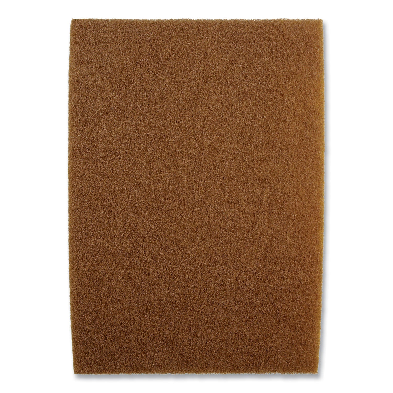 Clean And Shine Pad, 20 X 14, Brown/Yellow, 5/Carton