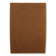 Clean And Shine Pad, 20 X 14, Brown/Yellow, 5/Carton