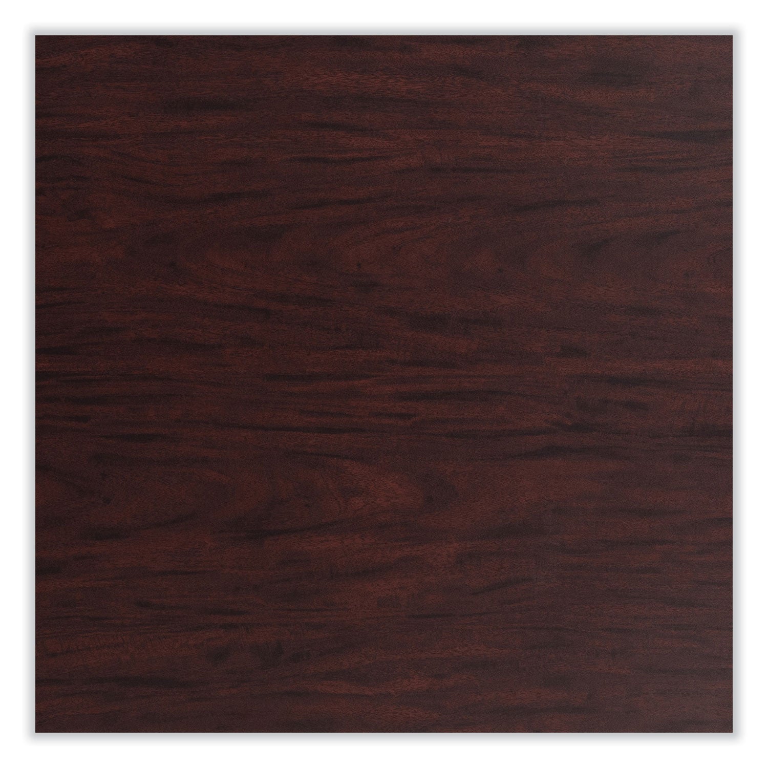 Cafe Table, 36" Diameter x 36h, Round Top/Base, Mahogany Top, Black Base
