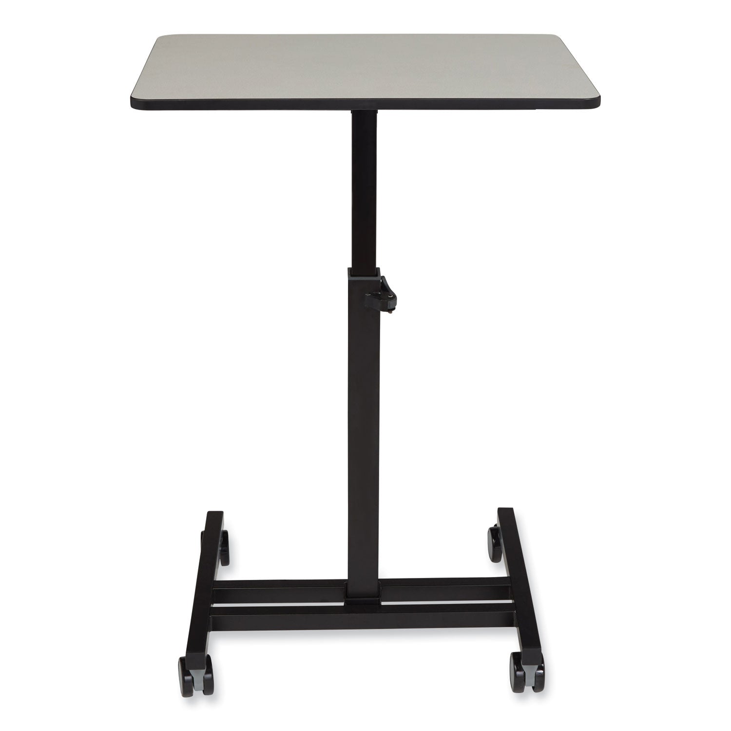 NPS® Sit-Stand Students Desk, Surface Color: Grey Nebula, Frame Color: Black