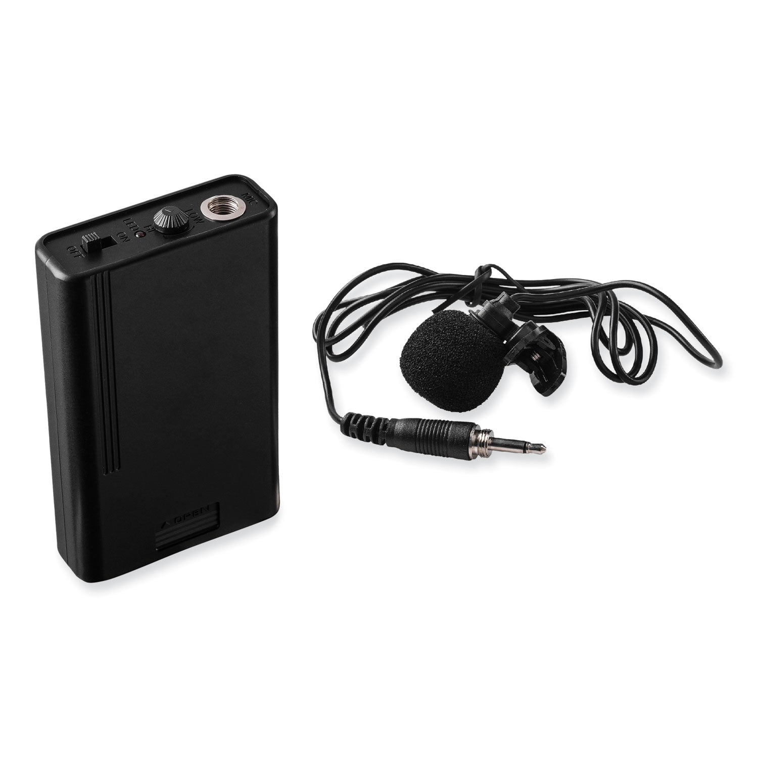 Oklahoma Sound® Wireless Mic - Tie-Clip/Lavalier, Color Options: Black