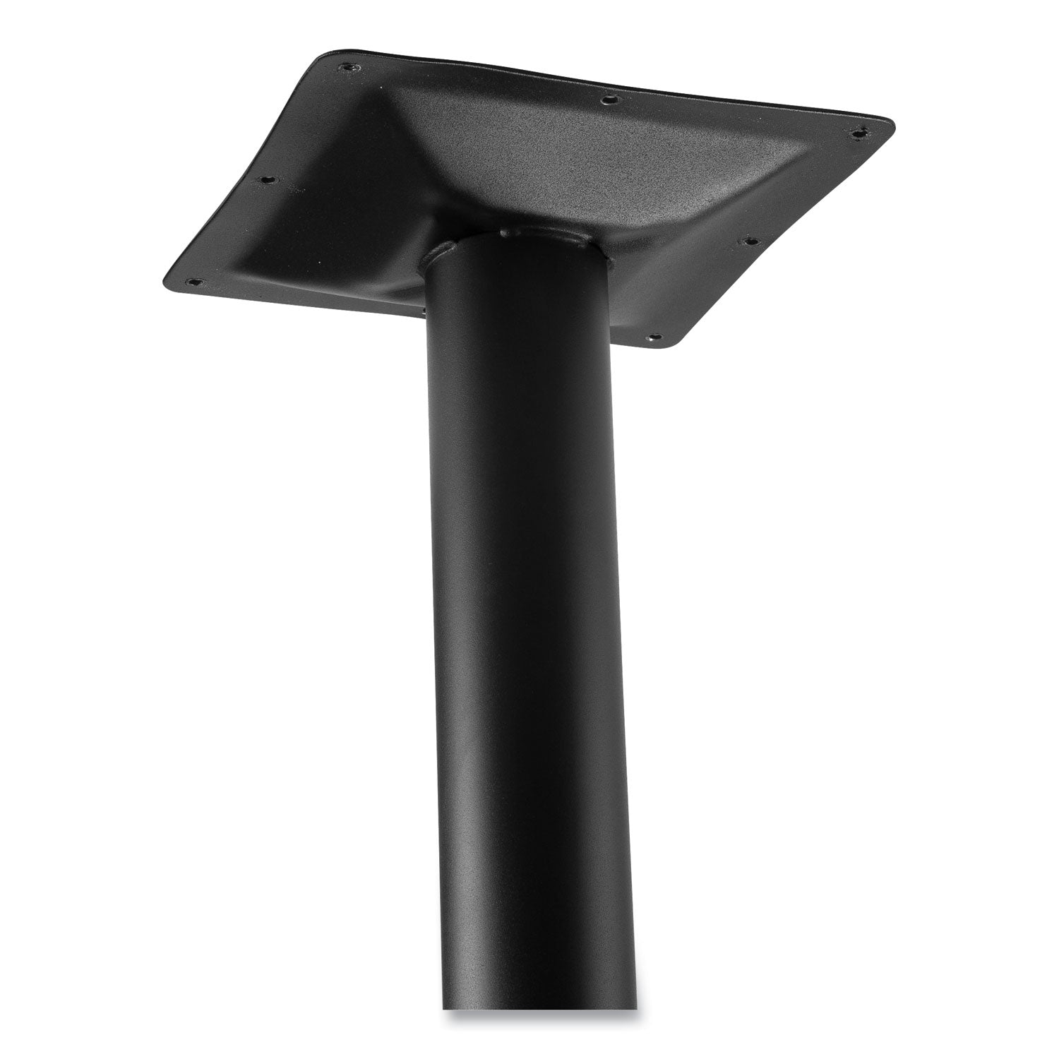 Cafe Table, 36" Diameter x 42h, Round Top/Base, Gray Nebula Top, Black Base