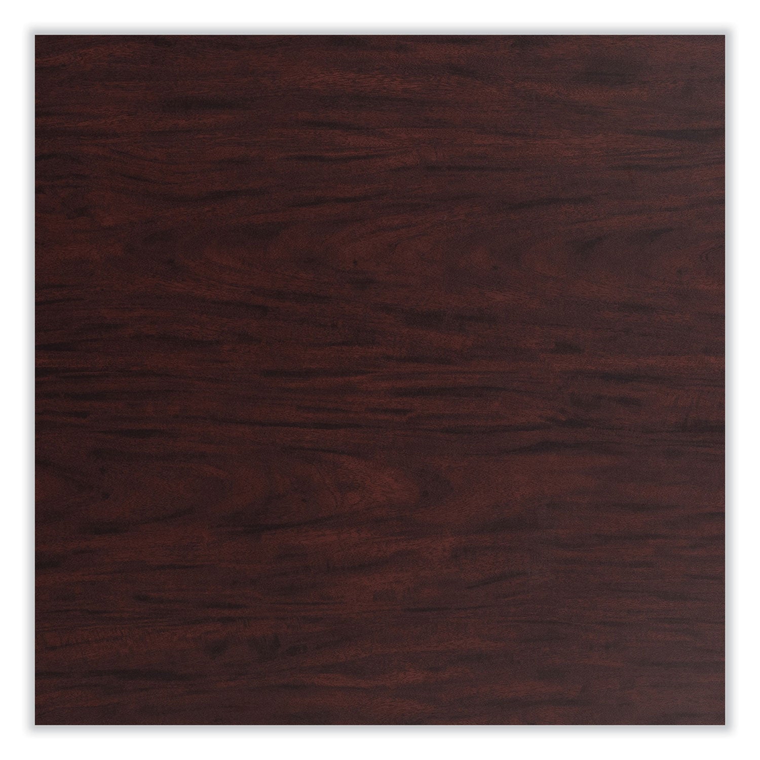 Cafe Table, 36" Diameter x 30h, Round Top/Base, Mahogany Top, Black Base
