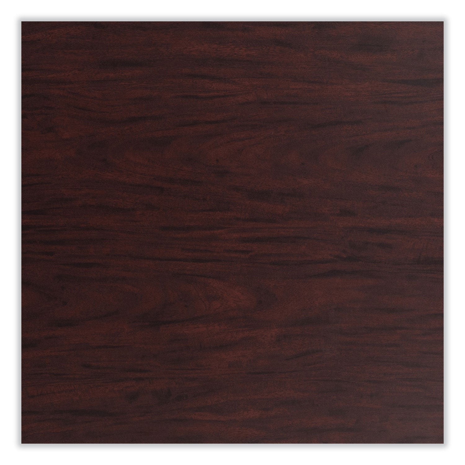 Cafe Table, 36" Diameter x 42h, Round Top/Base, Mahogany Top, Black Base