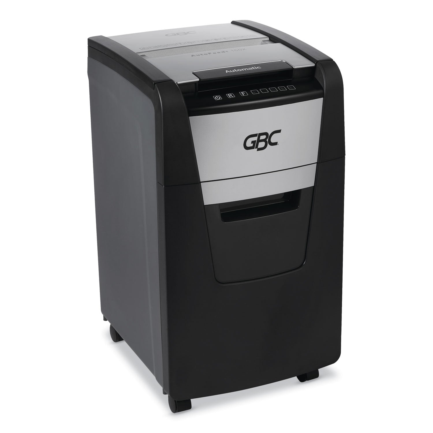 Continuous Shredder - Super Cross Cut - 8 Per Pass - for shredding Credit Card, Paper Clip, Staples, Paper - P-4 - 30 Minute Run Time - 11.60 gal Wastebin Capacity - Black