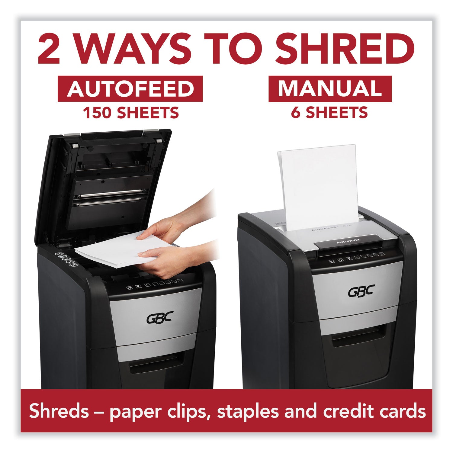 Continuous Shredder - Super Cross Cut - 8 Per Pass - for shredding Credit Card, Paper Clip, Staples, Paper - P-4 - 30 Minute Run Time - 11.60 gal Wastebin Capacity - Black