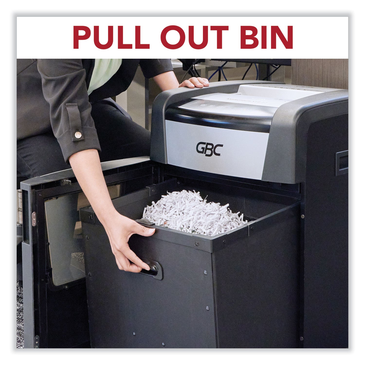 GBC Momentum Paper Shredder, X18-12, Micro-Cut, P-4, Anti-Jam, 18 Sheets