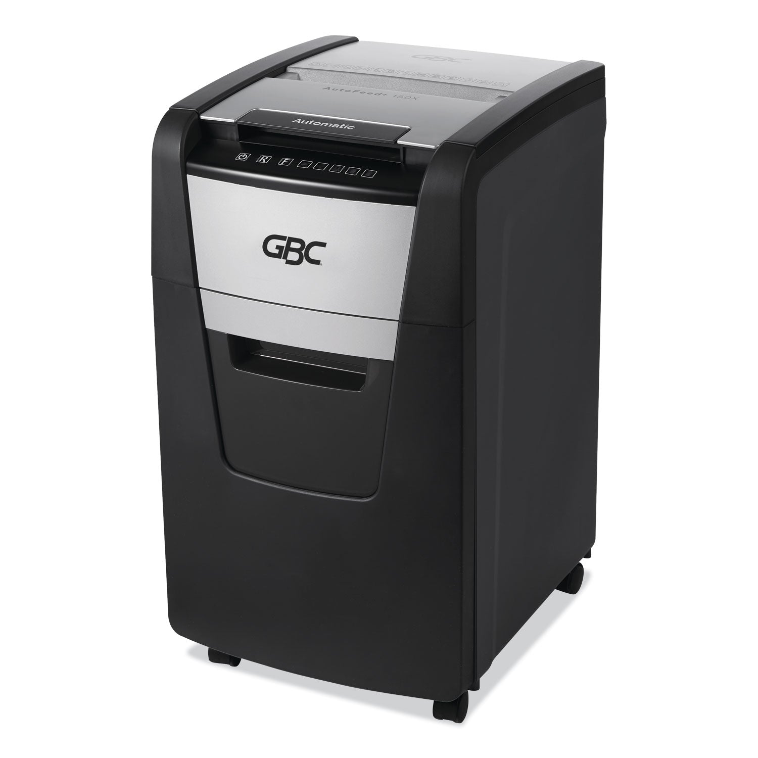 Continuous Shredder - Super Cross Cut - 8 Per Pass - for shredding Credit Card, Paper Clip, Staples, Paper - P-4 - 30 Minute Run Time - 11.60 gal Wastebin Capacity - Black