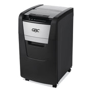 Continuous Shredder - Super Cross Cut - 8 Per Pass - for shredding Credit Card, Paper Clip, Staples, Paper - P-4 - 30 Minute Run Time - 11.60 gal Wastebin Capacity - Black