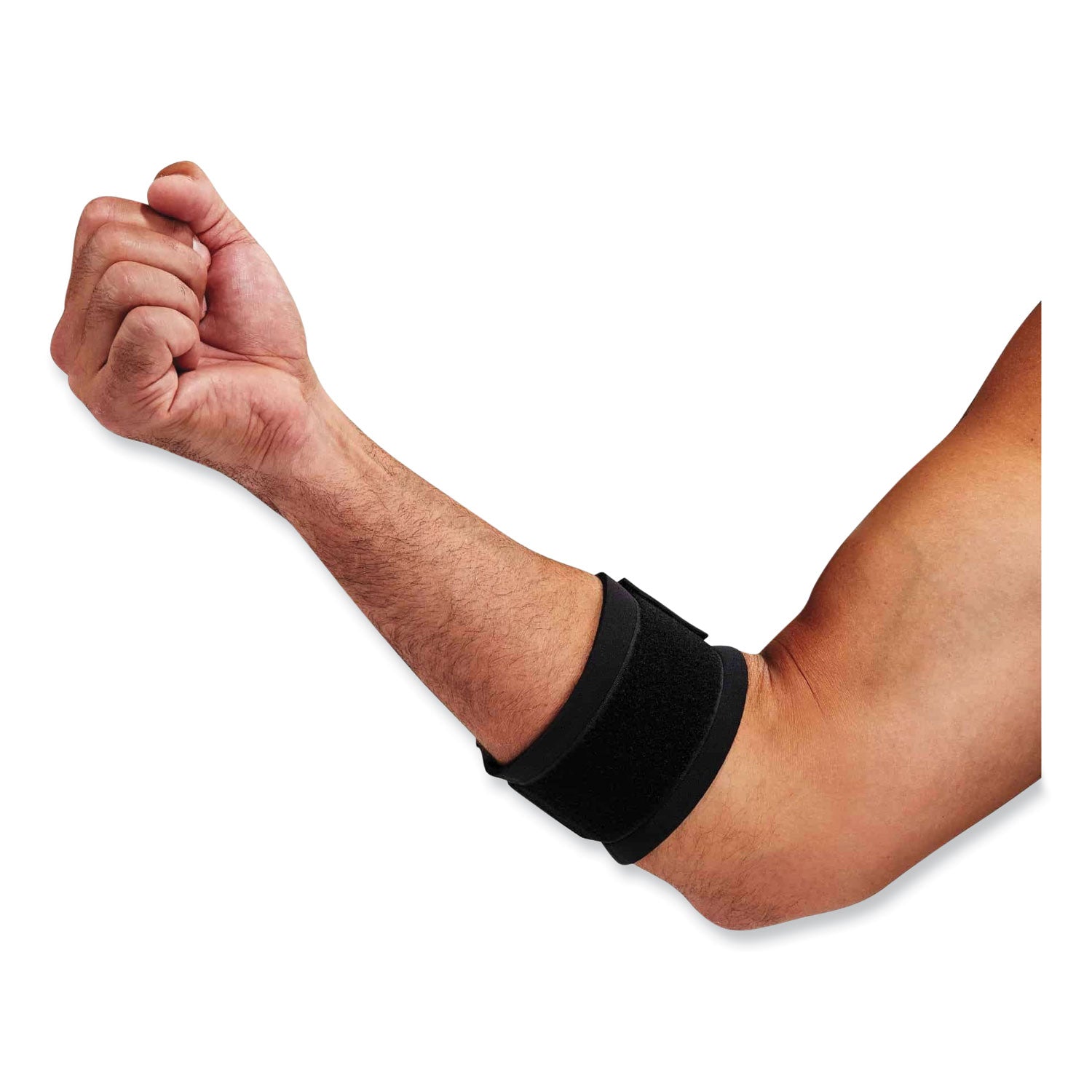 Ergodyne ProFlex 500 Elbow Support - 11" to 12" Elbow Circumference - Black - Nylon Laminated Neoprene - 1 Each