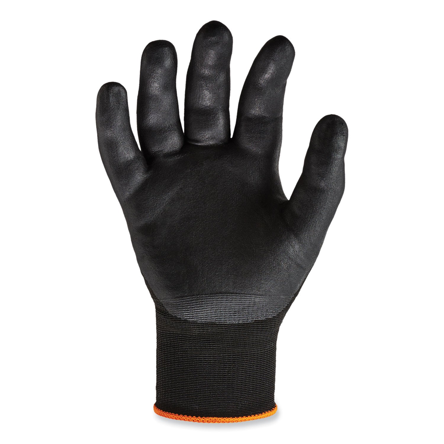 Ergodyne ProFlex 7001 Abrasion-Resistant Nitrile-Coated Gloves, Medium, Black, Touchscreen Capable, Seamless Knit Wrist, 2 Pairs per Pack, 144 Packs per Carton