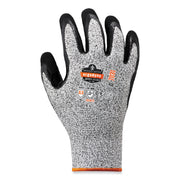 Ergodyne ProFlex 7031 Nitrile-Coated Cut-Resistant Gloves, A3 Level, Small, Gray, 2/Pair, 144 Pairs/Carton