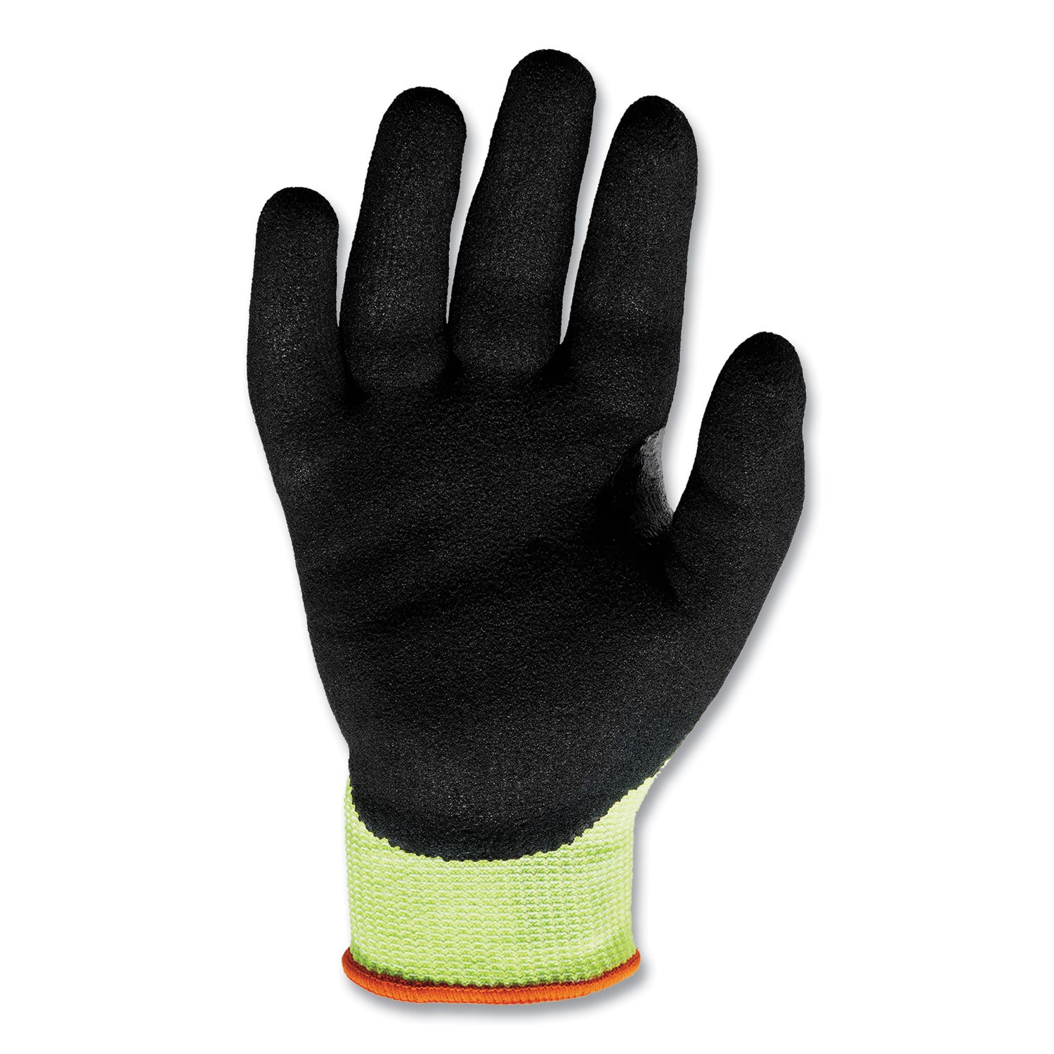 Ergodyne ProFlex 7041 Hi-Vis Nitrile-Coated Level 4 Cut Gloves, Medium, Lime, 1.75" Thick, 10.50" Length, 2/Pair, 12 Pairs/Carton