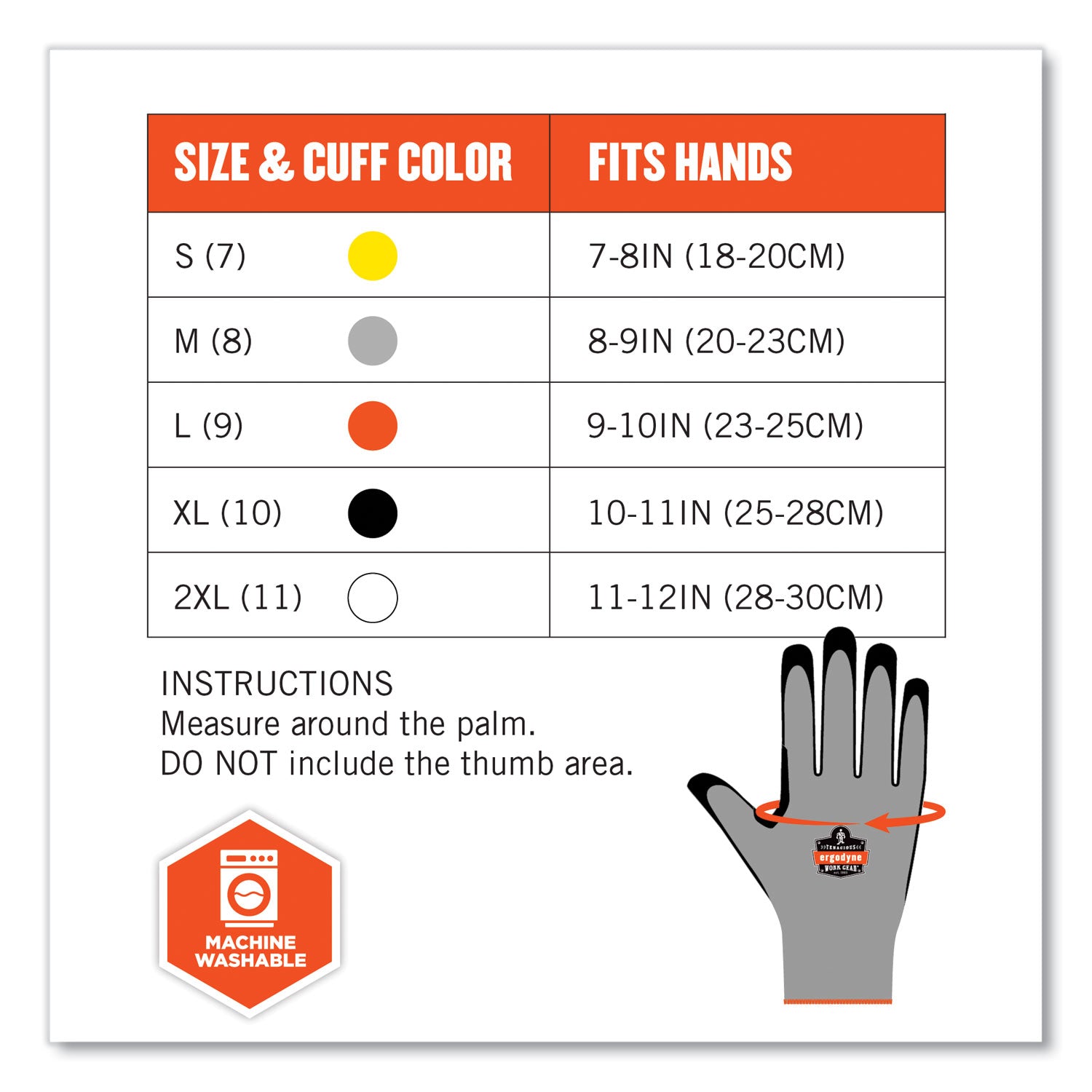 Ergodyne ProFlex 7031 Nitrile-Coated Cut-Resistant Gloves, A3 Level, Small, Gray, 2/Pair, 144 Pairs/Carton