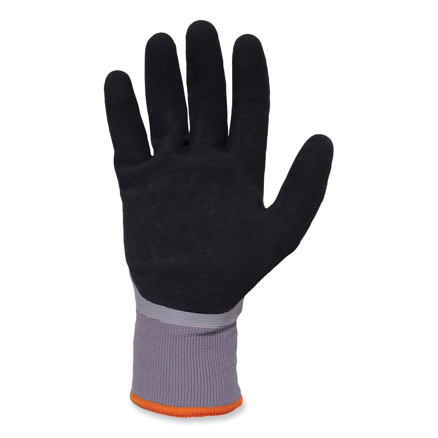 Ergodyne ProFlex 7501 Coated Waterproof Winter Work Gloves, Large, Gray, Nitrile & Latex Coating, Thermal Protection, Cut & Abrasion Resistant, Superior Grip, Machine Washable, 2 Pairs, 144/Carton