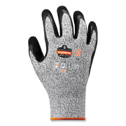 Ergodyne ProFlex 7031 Nitrile-Coated Cut-Resistant Gloves, A3 Level, Extra Large, Gray, 2/Pair, 12 Pairs per Carton, 2" Thickness, 10" Length, Seamless Knit Wrist, Reinforced Thumb, Machine Washable